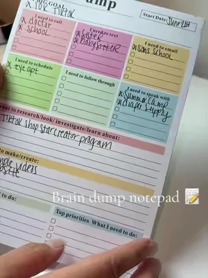 Suddenly my brain tabs got quieter 😊 #braindump #planner #dealsforyoudays 