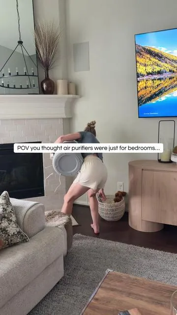 It purifies 2,207 sq ft IN. ONE. HOUR. 👀 Blueair is running deep discounts for their TikTok Shop launch yall do not miss out!! Limited time and limited supply #BlueairGrandOpening #tiktokshopdealsforyoudays #dealsforyoudays #airpurifier #homeessentials 