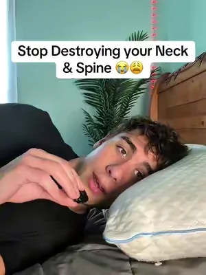 You’ll thank me in 10 years. 🤷 #neckpain #pillow #trending #viral #memoryfoampillow 