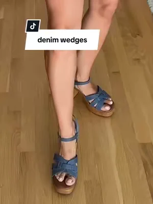 Gorgeous platforms that have the best cushion bed. pick your color. #tiktokshopcreatorpicks #dealsforyoudays #tiktokshopsummerturnup #platformwedges #denimplatforms @QVC, Inc 