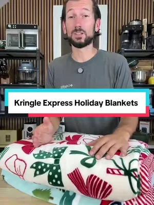 Kringle Express Holiday Throws #holidaydecor #fleeceblanket #holidayblanket #kringleexpress #tiktokshopcreatorpicks  