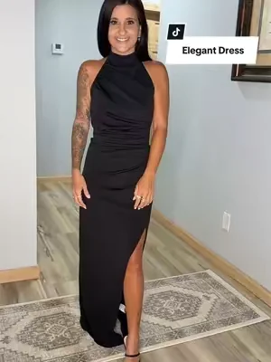 Such an elegant dress!  #weddingguestdress #elegantdress #dealsforyoudays #summervibes 