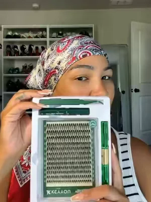 Quick , easy glow up #dealsforyoudays #tiktokcreatorpicks #summerwins #clusterlashes 