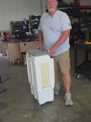 Evaporative air cooler  #portableac #airconditioner #shop #fan #cool 