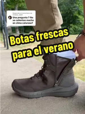 Respuesta a @123456_3059  Botas frescas para el verano, ultra ligeras y sumamente cómodas para trabajar de pie todo el día #tiktokshopcreatorpicks #dealsforyoudays #summerwins #tacticalboots #workboots 