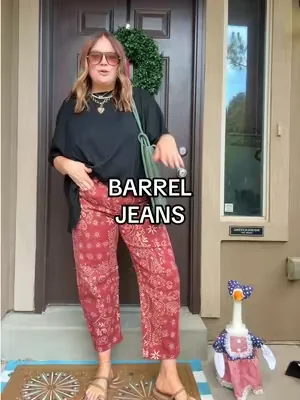 Yeah LOOOVE #barrelpants #barreljeans 