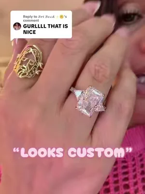 Replying to @𝓑𝓻𝓲 𝓑𝓮𝓬𝓴✨🌞 #customring #customring #dealsforyoudays#engagementring 