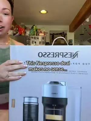 The Deals for You Days sale is giving Black Friday prices in the summer ☀️!! #nespresso #dealsforyoudays  #coffeetok  #coffeeathome  #qvc 