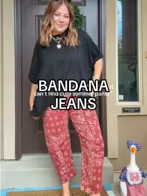 LOOOVE!! The cutest summer pants!! #summerpants #barrelpants #barreljeans 