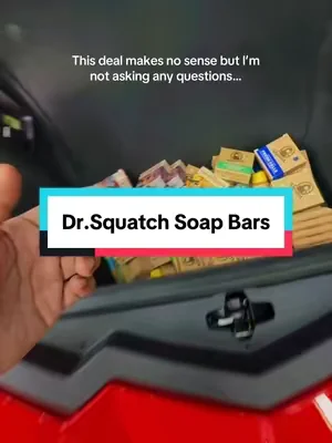 You get this many soap bars for how much???  #DealsForYouDays #DrSquatchRewardsCampaign #drsquatch #soapbar #drsquatchsoap 