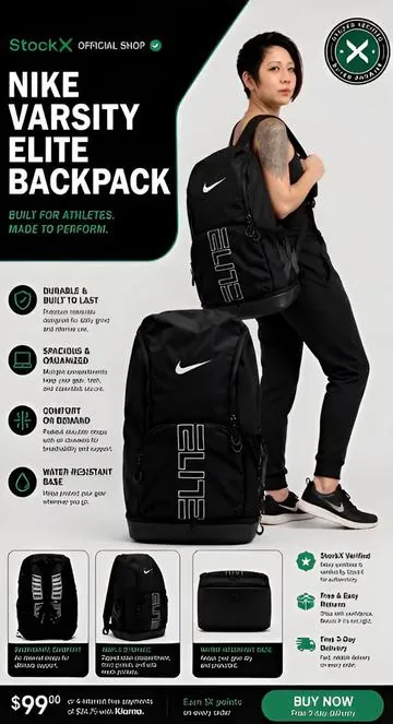 ￼ Nike Varsity Elite Backpack, from StockX #nike #backpack #varsity 