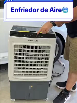 Con este enfriador de aire no tienes que pasar calor este verano , disponible hoy mismo en la tienda de TikTokshop  30-45L Evaporative Air Cooler,  VAGKRI 8Gallon-12Gallon, 120°Oscillation Air Cooler with Remote Control, 24H Timer, 3 Modes & Wind Speeds for Outdoor Indoor Use, 2100-3000CFM Swamp Cooler #Summerwins #dealsforyoudays #aircooler #aircoolerfan #evaporativeaircooler @Thereye.pro 