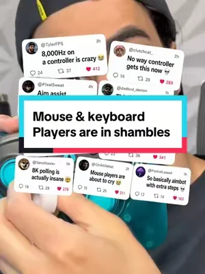 Rage bait Mouse & keyboard players with the brand new Gamesir G7 pro aimlabs edition that’s 8000hz polling #summerwins #dealsforyoudays #gamesir #gamesirg7pro8k #aimlabs 