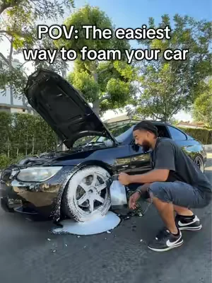 This foam sprayer is apart of all my car washes now #foamsprayer #cardetailing #carwash #detailingtools #carcare 