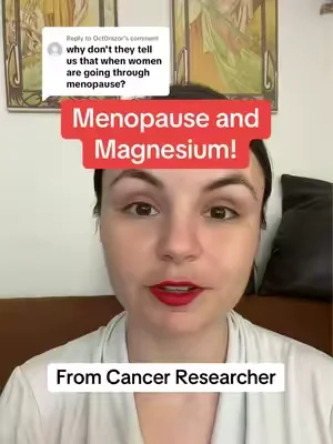 Replying to @Oct0razor the link between magnesium and menopause is very important to understand! #magnesium #magnesiumdeficiency #womenover40 #holistichealth #dealsforyoudays 