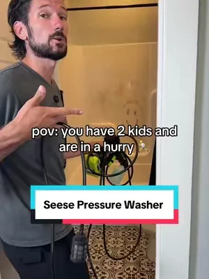 No more wasted time hooking up to a hose, this thing gets it done quick #pressurewasher #portablepressurewasher #cordlesspressurewasher #summermusthaves #tiktokshopcreatorpicks 