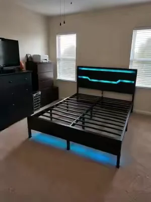 #dealsforyoudays #Bedframe #summerwins #tiktokshopsummerturnup #bedroomdecor 