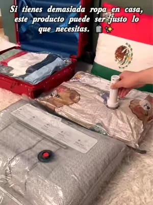 No puedo creer el caos en el que estaría mi casa sin esto. 🏠😅 #tiktokshop #vacuumbag #travelpacking #summerwins #organizing 