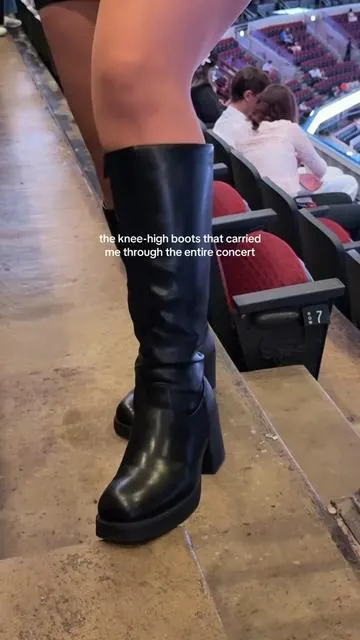 the concert boots that stayed comfy from the first song to the encore 🎶✨ @windsorstore  #kneehighboots #concertoutfit #festivalseason #summerstyles #fashionfavorites 