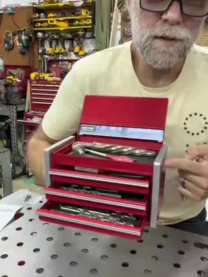 VEVOR Metal Tool Box 8.6-inchPortable Metal Tool Box with 3 DrawersSmall Tool Chest with EVA Liners and PP Feet PadsHeavy-Duty Steel With Ball Bearing Opening and Powder Coated FinishRed.   #tools #giftsforhim #mechanic #dealsforyoudays #tiktokshopcreatorpicks @VEVOR Store 