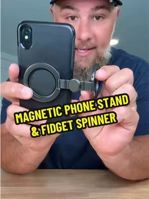 Way more useful than I expected. And now it lives on my phone #phoneaccessories #phonegadgets #magsafephonestand #fidgetspinner #tiktokshopcreatorpicks 