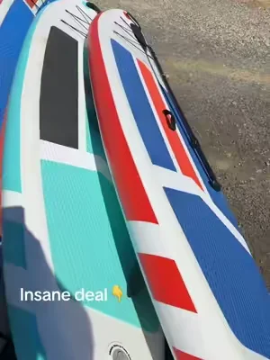 🌊 Inflatable Paddle Board Set – Everything You Need for Summer Adventures! Hit the lake, river, or ocean with this all-in-one inflatable paddle board set! Lightweight, easy to carry, and perfect for beginners or experienced paddlers alike. ✅ Inflatable SUP Board ✅ Aluminum Paddle Included ✅ Hand Pump & Backpack ✅ Safety Leash & Fin ✅ Non-Slip Deck for Extra Stability ✅ Free Shipping Perfect for family lake days, fitness, exploring, or just relaxing on the water. Packs down easily and is ready for your next adventure! 🏄‍♀️☀️ #PaddleBoard #SummerMustHave #LakeLife #OutdoorAdventure #WaterSport