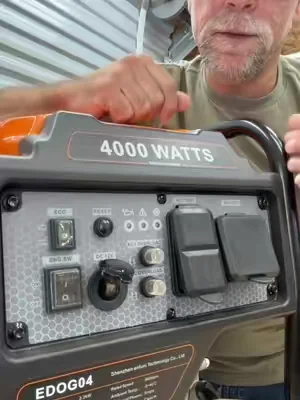 Efurden 4400-Watts Inverter Generator, Open Frame Generator Gas Powered, Emergency Home Backup, RV Ready 30A Outlet, EPA Compliment.  #generator #poweroutage #invertergenerator #dealsforyoudays #tiktokshopcreatorpicks @Efurden @Efurden @efurden_power 