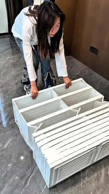 With this folding shoe cabinet, your shoes will be neat and clean #shoecabinet #shoerackorganizer #tiktokshopus 