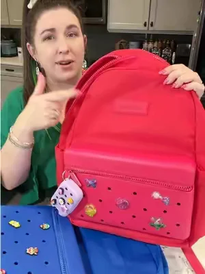 These Crocs backpacks might be my favorite back to school find so far. Lightweight, roomy, easy to clean, and honestly just too dang cute. If you’re looking for a fun Crocs backpack for school, I’d grab one BEFORE the back to school rush starts and all the popular colors are gone. #CrocsBackpack #crocsbackpack #BackToSchoolShopping #schoolbackpack #dealsforyoudays 