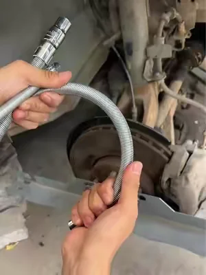 Stop fighting unreasonable bolts,these bendable extensions are a game changer 🔥 🔥 #flexiblesocketextensions #WrenchExtender #RatchetExtension #mechanictools #carrepairhacks 