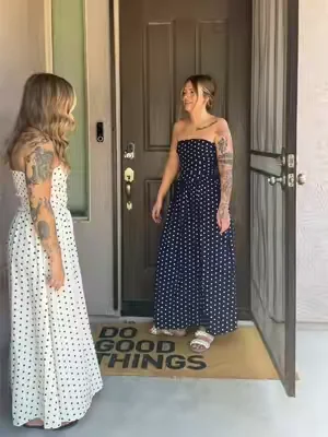 Little Disney princess moment #polkadotdress #polkadot #womensfashion #dealsforyoudays #outfitinspo 