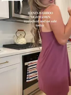 Replying to @kbronie my favorite!! #bamboopajamas #nightgown #hanes #pajamas #tiktokshopcreatorpicks 
