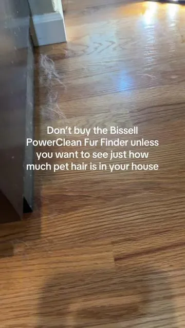 The Bissell PowerCleab Fur Finder is just a little too revealing 😑  #pethairvacuum #stickvacuum #bissell #dealsforyoudays #summervibes 