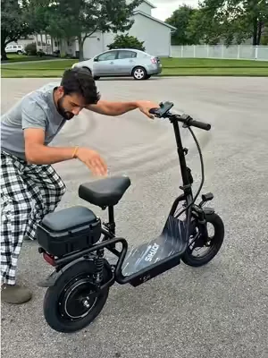 Electric Scooter with seat. Cheapest it get.  @UrbanGlide #creatorsearchinsights #escooter #escooters #ebikes #ebikes 