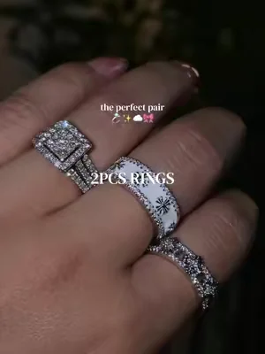 #rings #jewelrytiktok #stackablerings  #jewelrytok #ringset 