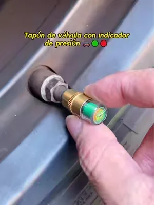 ¡Reemplaza tus actuales tapones de válvula por unos con sistema de monitoreo de presión incorporado! 🚗🔴🟢  #car #cardriving #summerwins #carknowledge #dealsforyoudays 