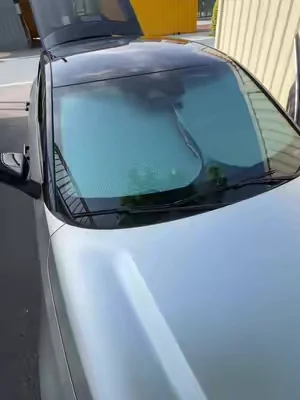 So I grabbed this, and the difference is actually insane.#carvisor #caraccessories #summerwins #dealsforyoudays #carsunvisor