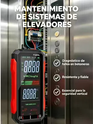 Con tecnología inteligente, este multímetro ajusta el rango automáticamente para darte resultados más exactos.#videowave #electricalwork #HomeElectricalTest #multimerica #smartmultimeter 