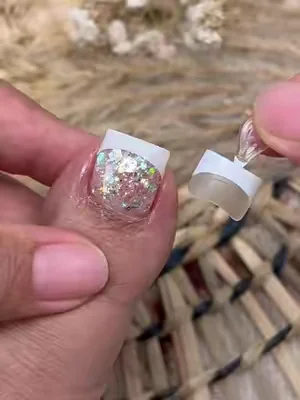 Dig this toe-comfort starter pack? The real magic for soft, happy feet is coming right up!✨✨VV #nails #pressonnails #fly #summernails #toenail 