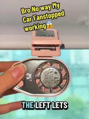No because why did I wait so long to get this 😭  I’ve been keeping this clip-on fan in my car and it’s honestly such a nice upgrade for summer drives. 🌬️☀️  #CarFan #CarFinds #SummerHack #TikTokShopDealsforYouDays #SummerWins 
