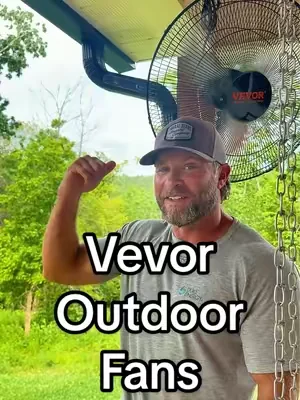 These make our porch sits so much more enjoyable! #outdoor #outdoorfans #porch #dealsforyoudays #vevor @Nimrods_habitat 