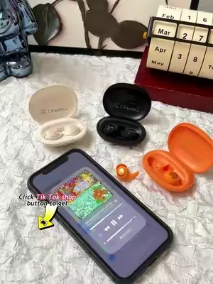 How to sleep with earbuds and actually feel nothing.#invisibleearbuds #earbuds #noisecancellingheadphones #TikTokShopDealsforYouDays#DealsforYouDays