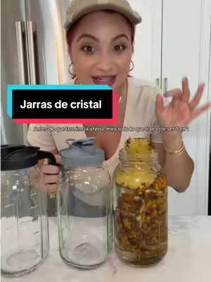Tres jarras en un solo set para agua, té frío, café helado, jugos o bebidas infusionadas. 🍋✨ Perfectas para tener todo organizado y servir sin derrames gracias a su tapa con vertedor. #glasskettle#masonjar#tiktokshopcreatorpicks#tiktokshopdealsforyoudays#tiktokshopsummerturnup  