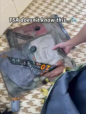 Why pay for extra bags when you can pack smarter?These vacuum seal bags +portable vacuum are a travel must have.More outfits ,less space ,and no overweight fees #TravelHacks  #DealsForYouDays #SummerWins  #TikTokShopDealsforYouDays#FathersDayGift
