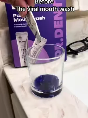 It actually works fast #mouthwash #teethwhitening #drdent #viral #onsale 