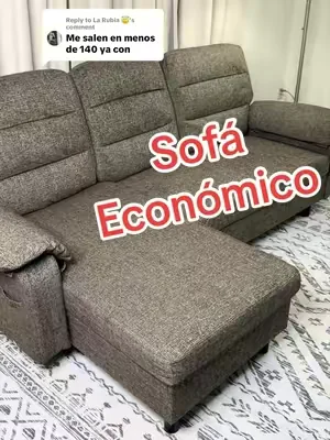 Replying to @La Rubia 😇 DESCUENTO🚨🚨🚨🚨 Sofá seccional modular en forma de L Sweetcrispy de 3 plazas con chaise longue: sofá cama de asientos profundos, moderno y elegante conjunto de sofá tapizado con doble cojín y suavidad extrema; mobiliario para sala de estar o apartamento. @Sweetcrispy Plus #dealsforyoudays #summerwins #sumervibes #furniture #sofa 