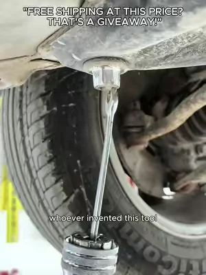 If I told you this tool can even easily remove stripped bolts, wouldn't that blow your mind? No more carrying around a heavy toolbox everywhere. This one does it all. It's the all-in-one universal socket every garage needs in 2027. #fathersdaygift #LifeHack #musthaves#tooltok #mechanicsoftiktok