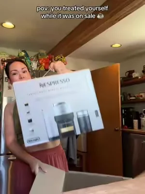 I can’t believe the deal I got on this Nespresso… #nespresso #nespressocoffee  #coffeetok #qvc #dealsforyoudays 