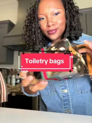 Oop, she called me out 😂 #vintagebag #toiletrybag #clearbags #retrobag #vintagebag 