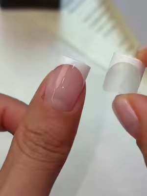 The final look? Pure sophistication. The French manicure that speaks for itself.💖💅HL #frenchtipnails #pressonnails #nailsartvideos #nailsdesign #nailsoftheday 